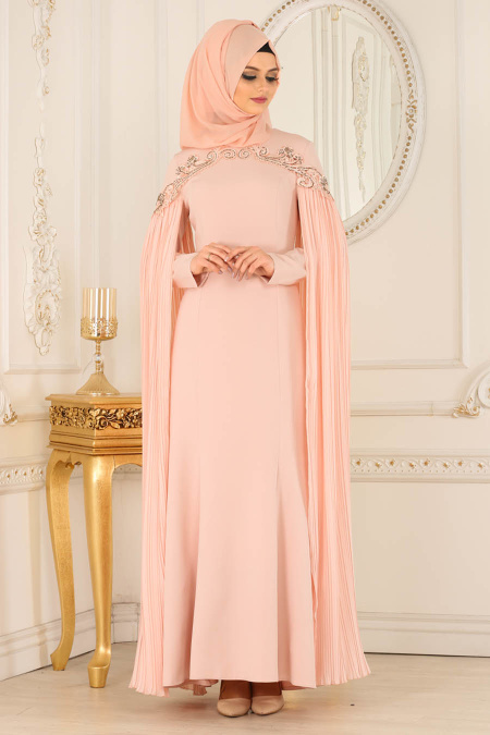 Summerly Zrf Hijab Dress 9047b 02 Powder 9047b 02 Sefamerve