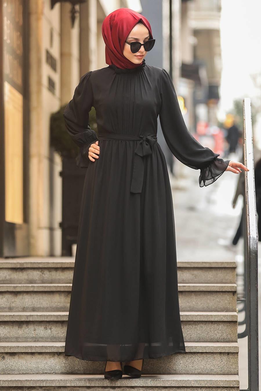 black hijab outfit