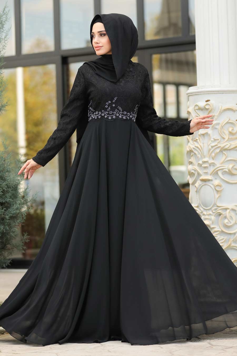 hijab gown style